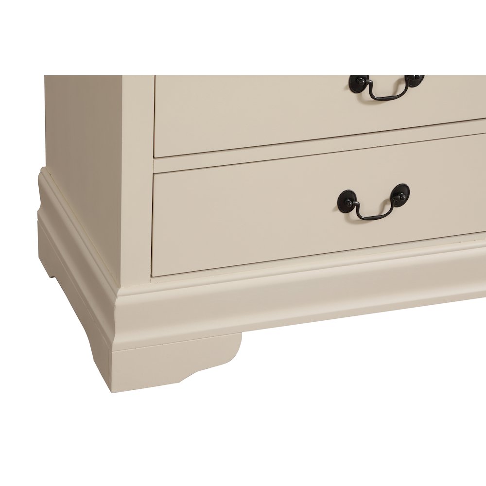 Glory Furniture Louis Phillipe Chest in Beige Color. Picture 6