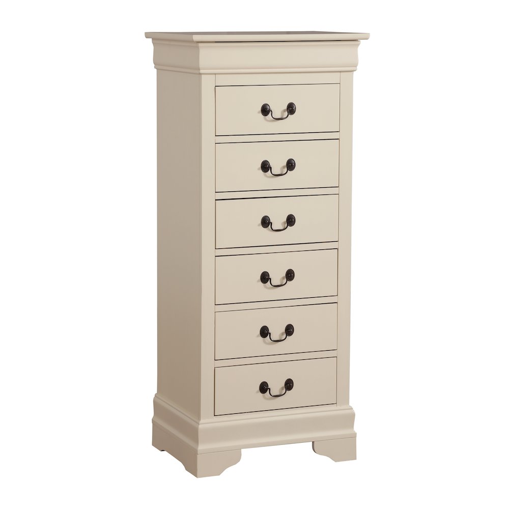 Glory Furniture Louis Phillipe   Lingerie Chest, Beige. Picture 1