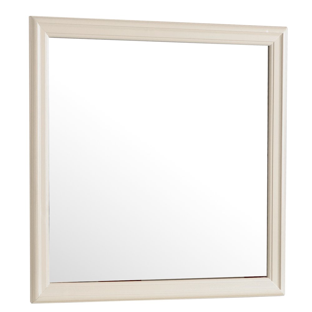 Glory Furniture Louis Phillipe Mirror in Beige Color. Picture 1