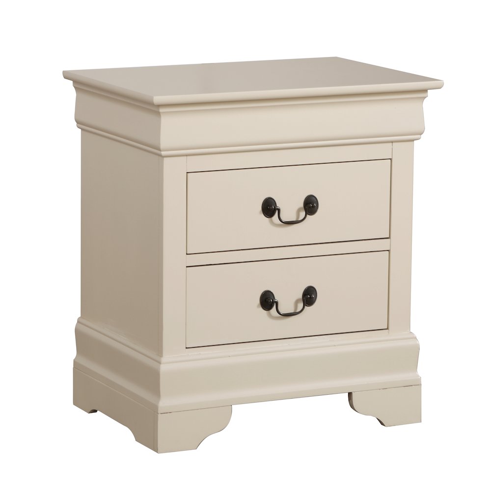 Glory Furniture Louis Phillipe Night Stand in Beige Color. Picture 1