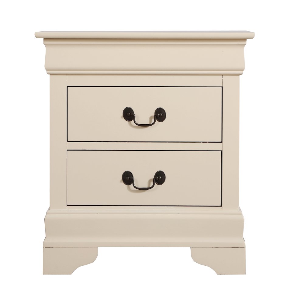 Glory Furniture Louis Phillipe Night Stand in Beige Color. Picture 2