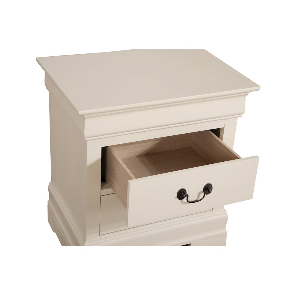 Glory Furniture Louis Phillipe Night Stand in Beige Color. Picture 3