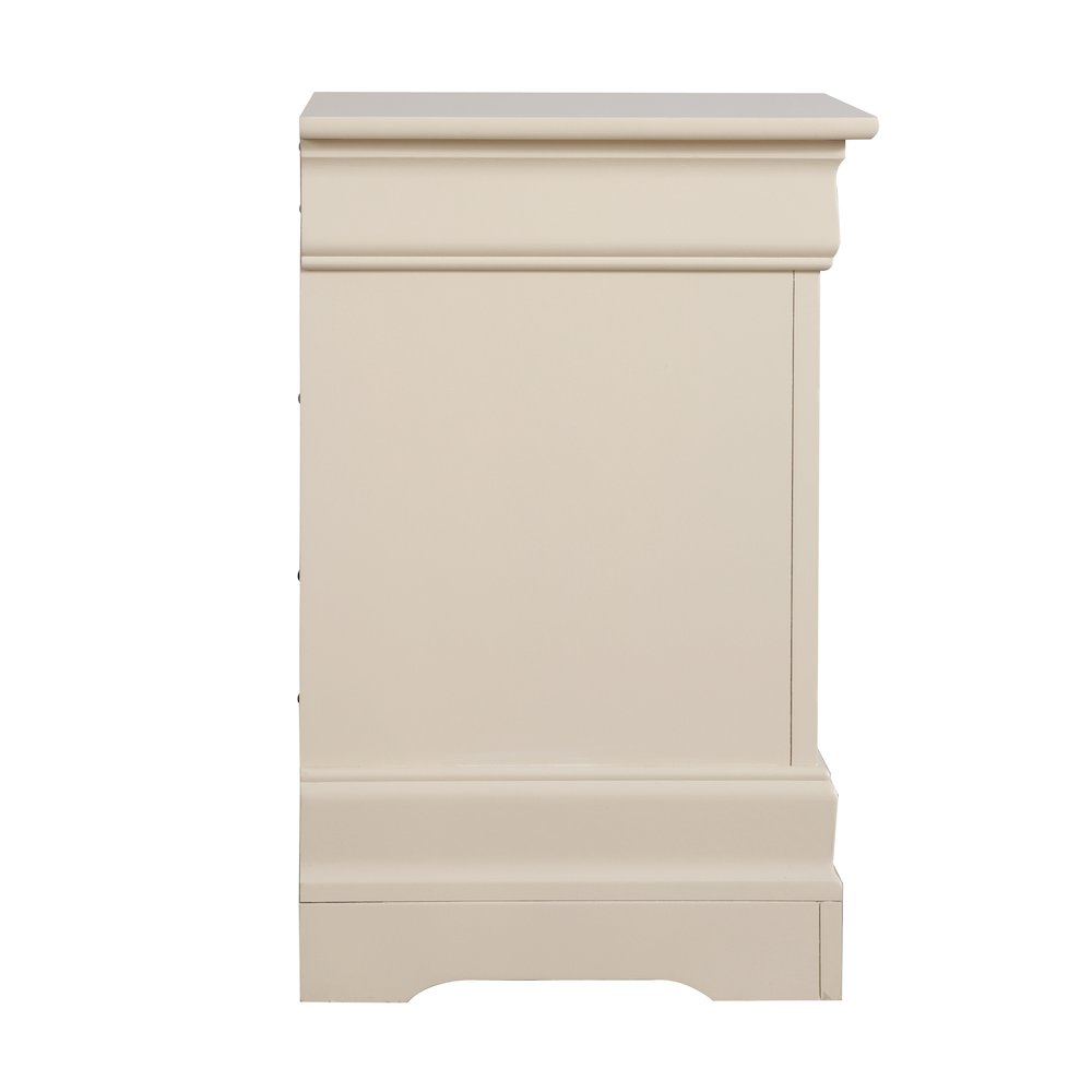 Glory Furniture Louis Phillipe Night Stand in Beige Color. Picture 5