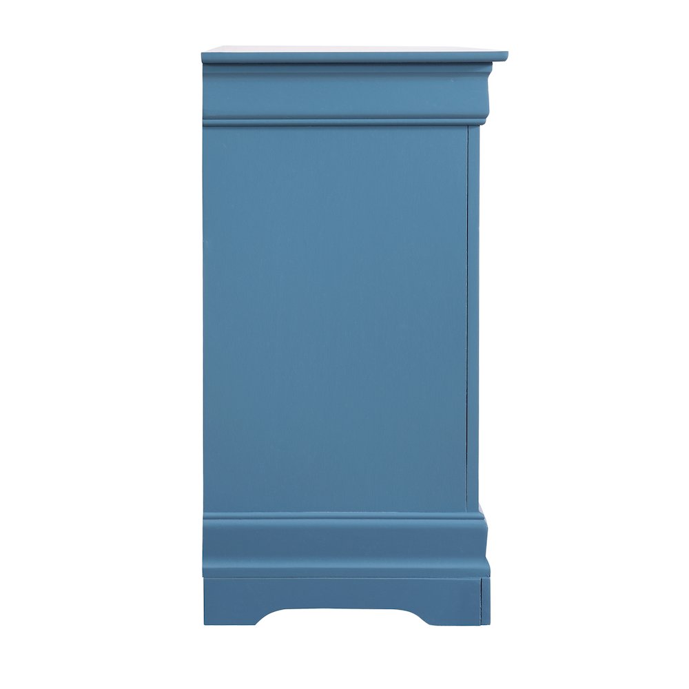 Glory Furniture Louis Phillipe Dresser in Teal Color. Picture 4