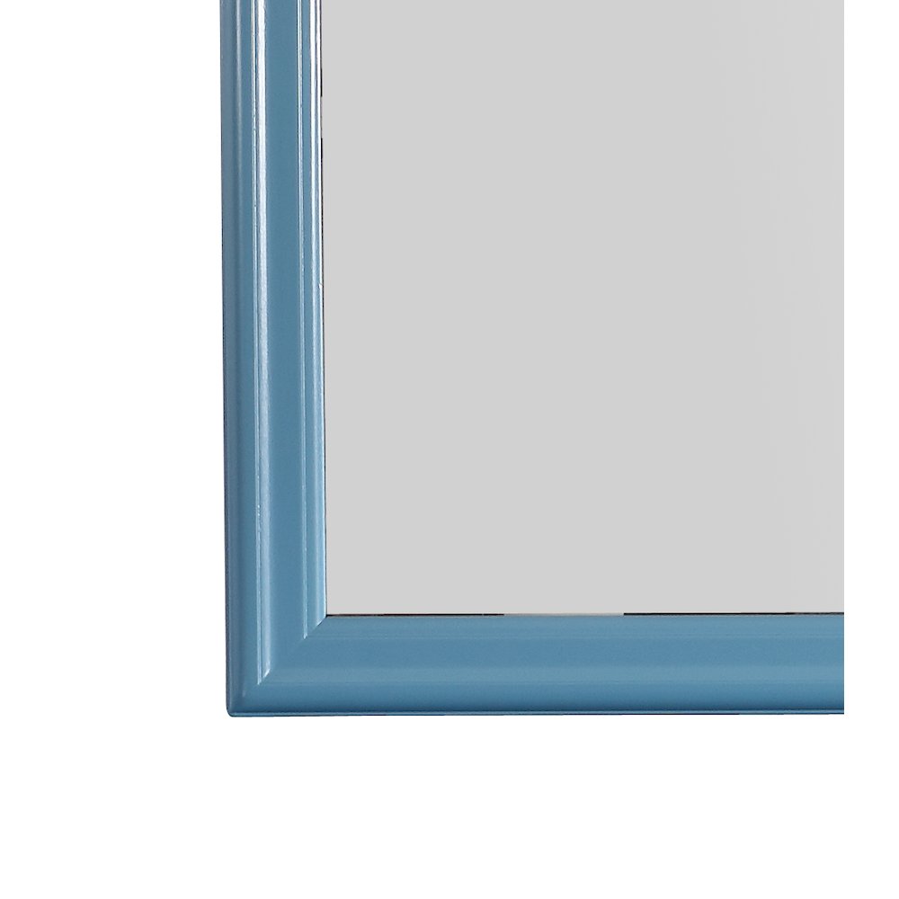Glory Furniture Louis Phillipe Mirror in Teal Color. Picture 3