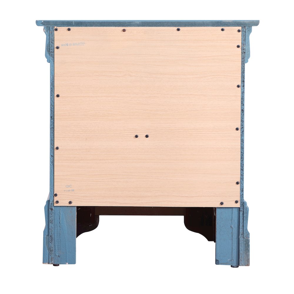 Glory Furniture Louis Phillipe   Nightstand, Blue. Picture 3
