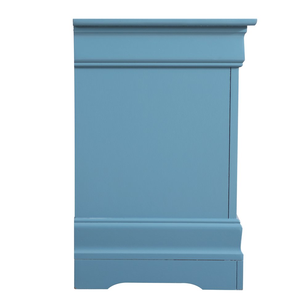 Glory Furniture Louis Phillipe   Nightstand, Blue. Picture 4