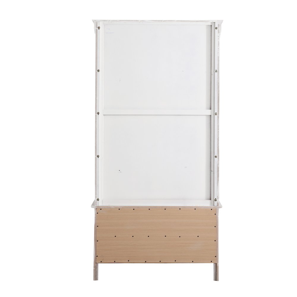 Glory Furniture Louis Phillipe Armoire in White Color. Picture 4