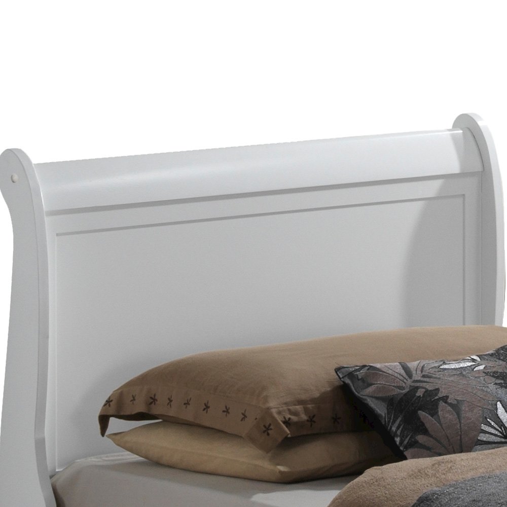 Glory Furniture Louis Phillipe Twin Bed in White Color. Picture 2