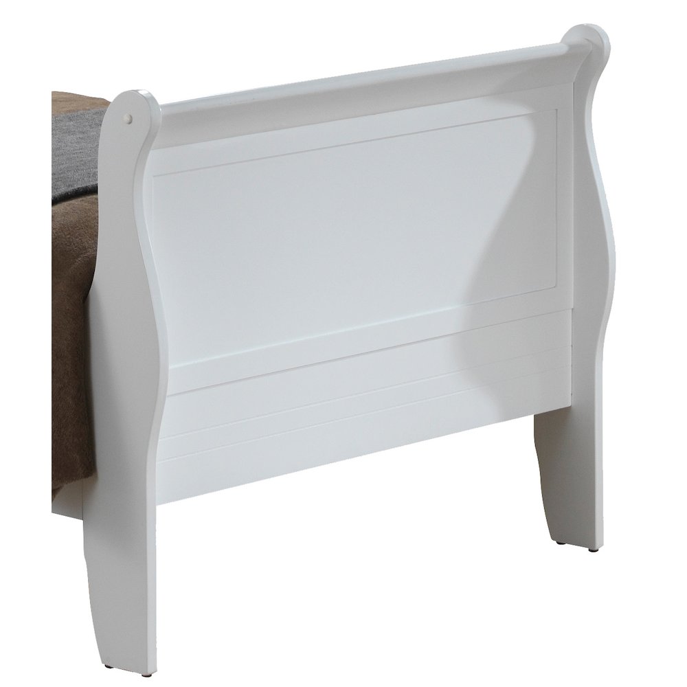 Glory Furniture Louis Phillipe Twin Bed in White Color. Picture 3