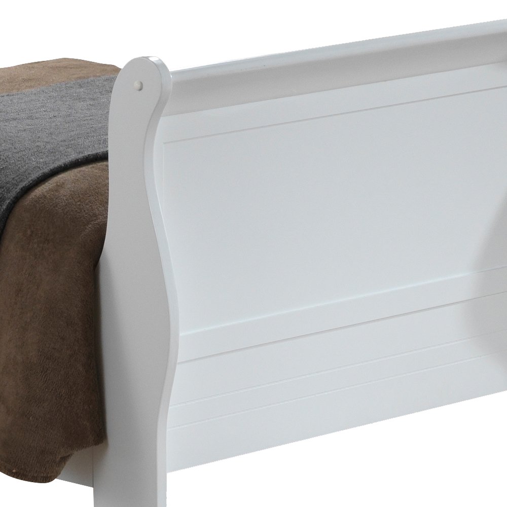 Glory Furniture Louis Phillipe Twin Bed in White Color. Picture 4