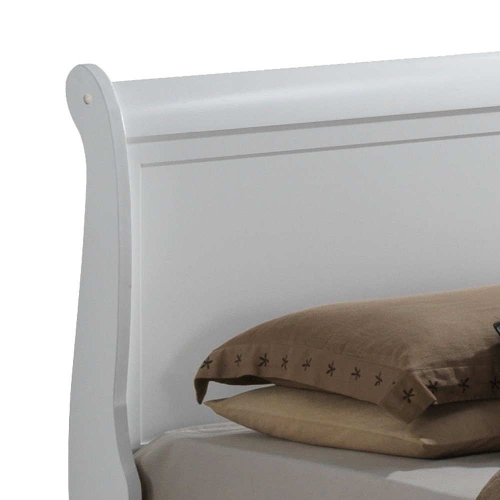 Glory Furniture Louis Phillipe Twin Bed in White Color. Picture 5