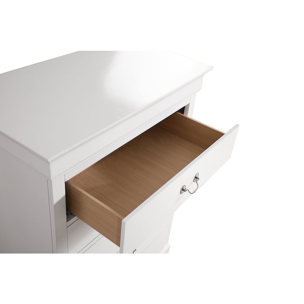 Glory Furniture Louis Phillipe   Chest, White. Picture 3