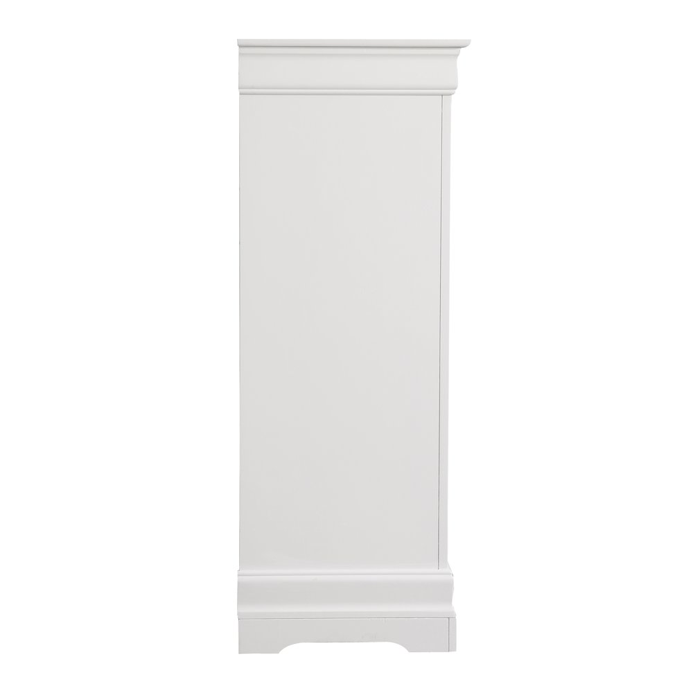 Glory Furniture Louis Phillipe   Chest, White. Picture 5