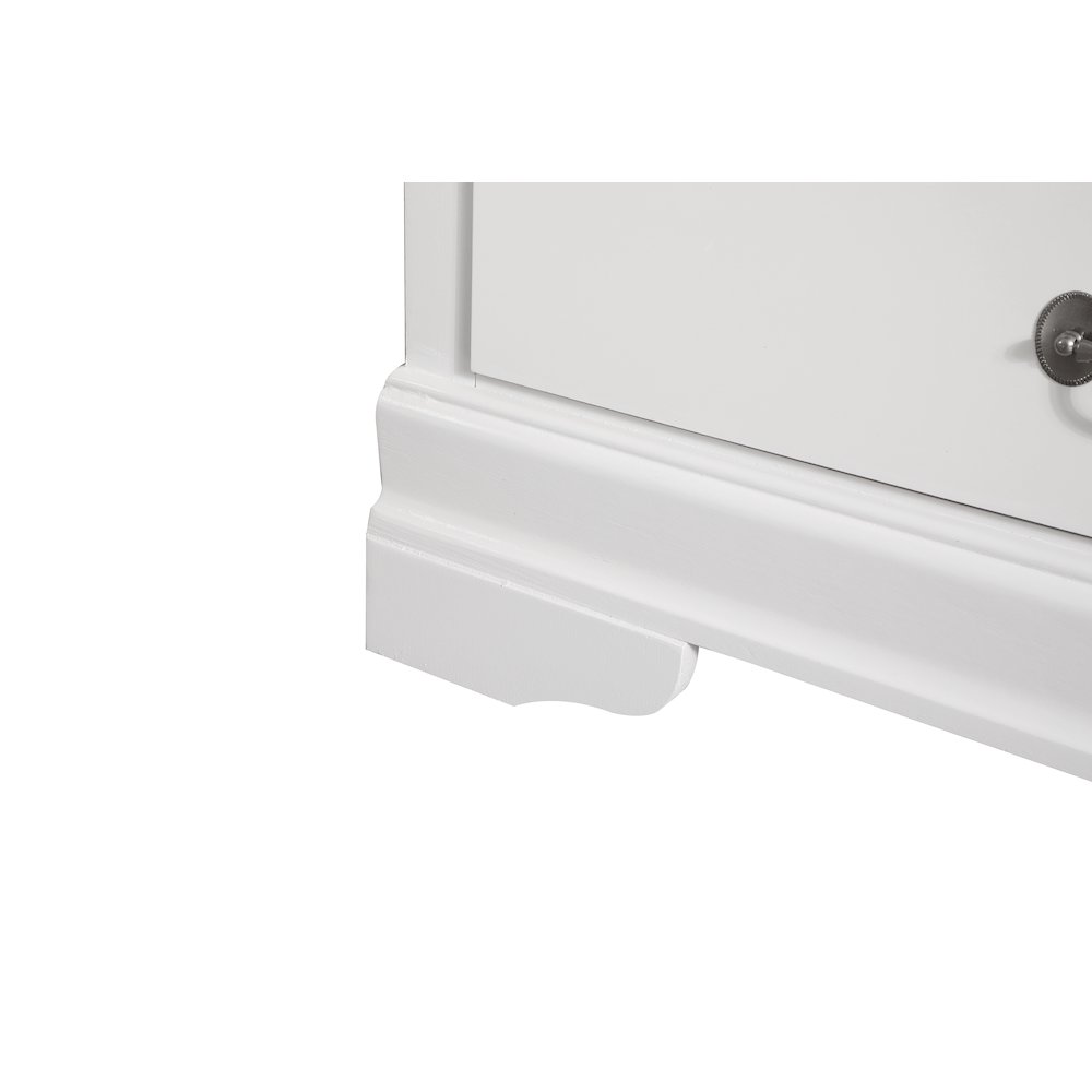 Glory Furniture Louis Phillipe   Chest, White. Picture 6