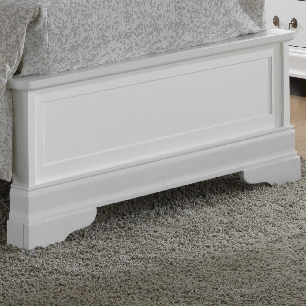 Glory Furniture Louis Phillipe Twin Bed in White Color. Picture 2