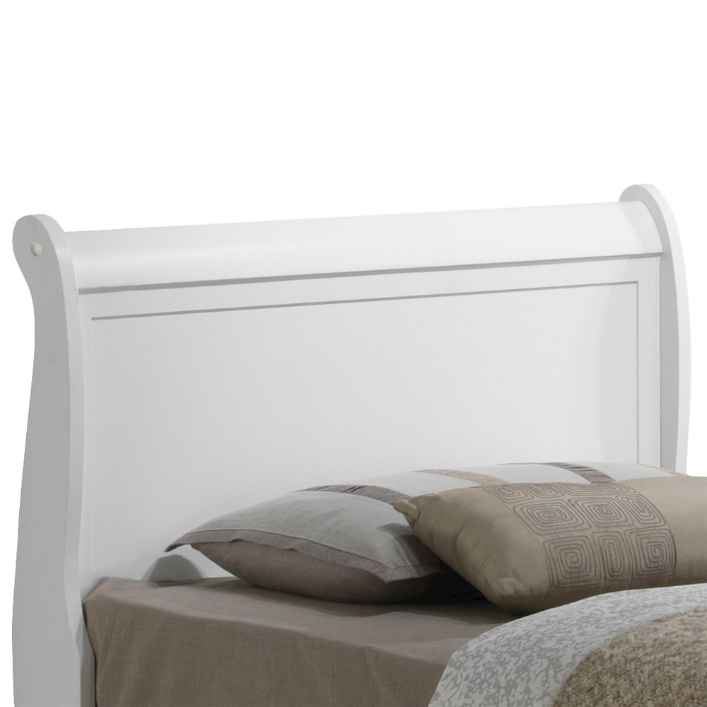 Glory Furniture Louis Phillipe Twin Bed in White Color. Picture 3