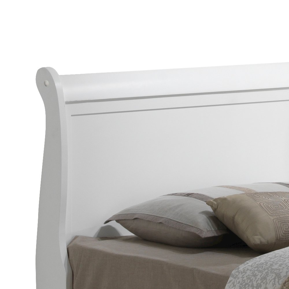 Glory Furniture Louis Phillipe Twin Bed in White Color. Picture 4
