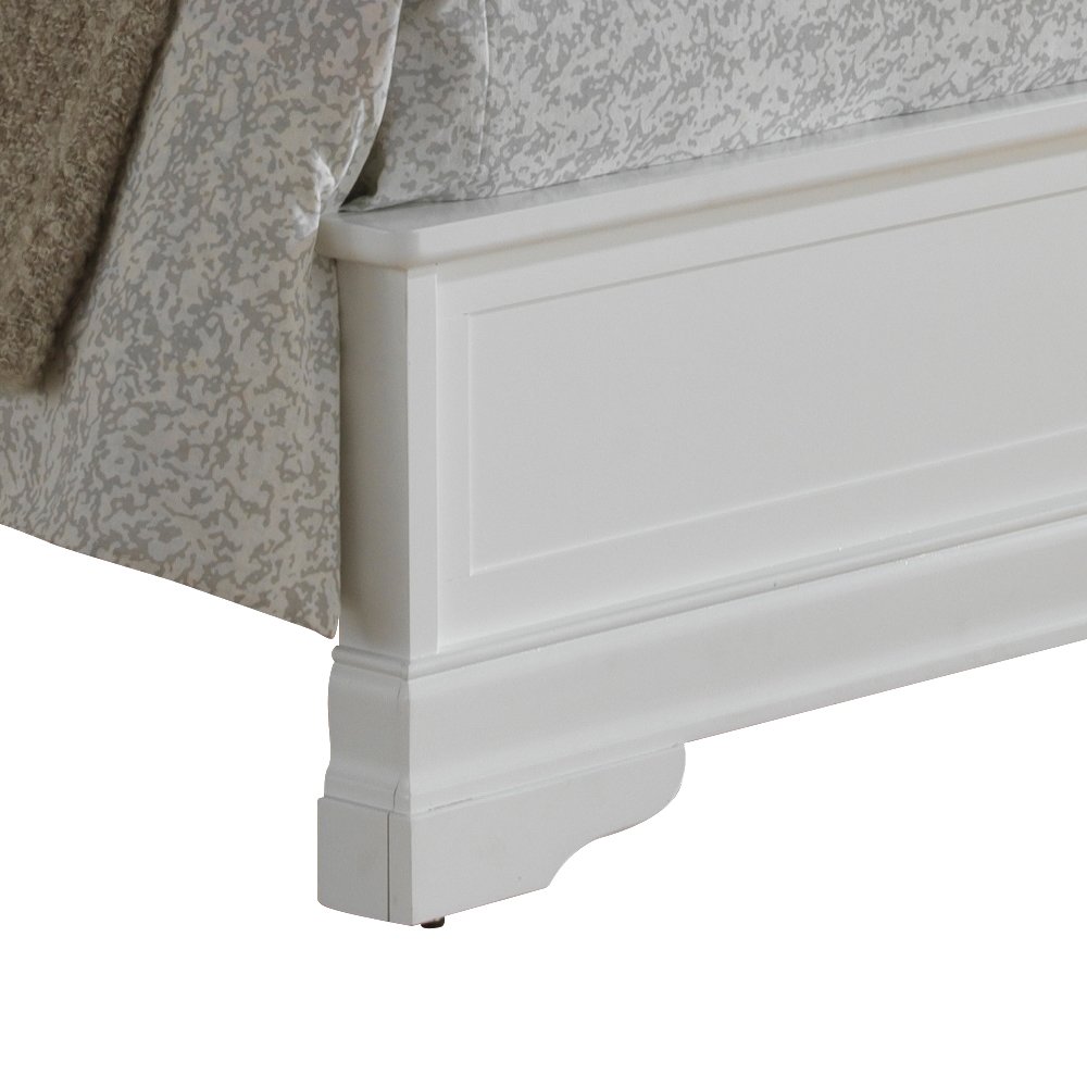 Glory Furniture Louis Phillipe Twin Bed in White Color. Picture 5