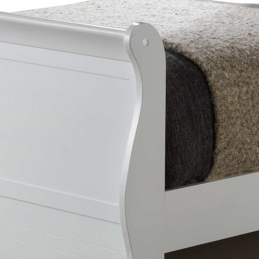 Glory Furniture Louis Phillipe Twin Trundle Bed in White Color. Picture 5