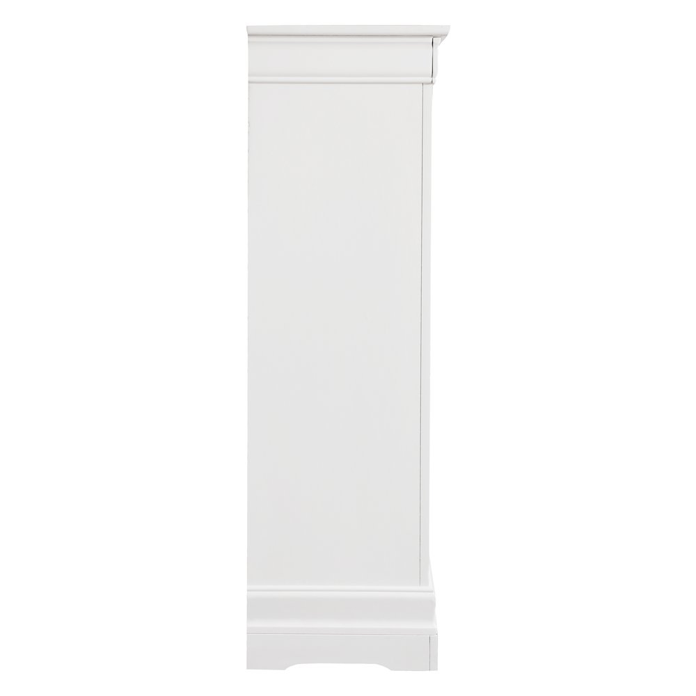 Glory Furniture Louis Phillipe Lingerie Chest in White Color. Picture 5