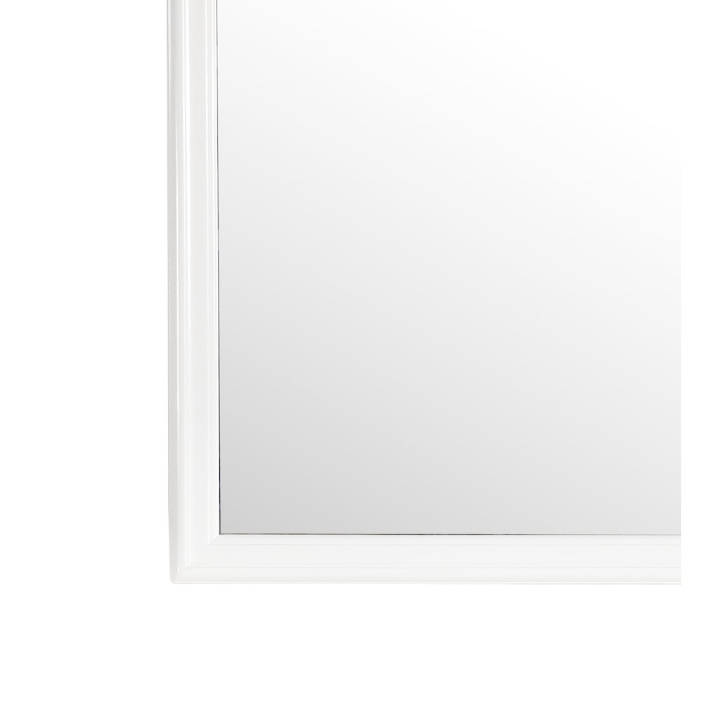 Glory Furniture Louis Phillipe Mirror in White Color. Picture 3