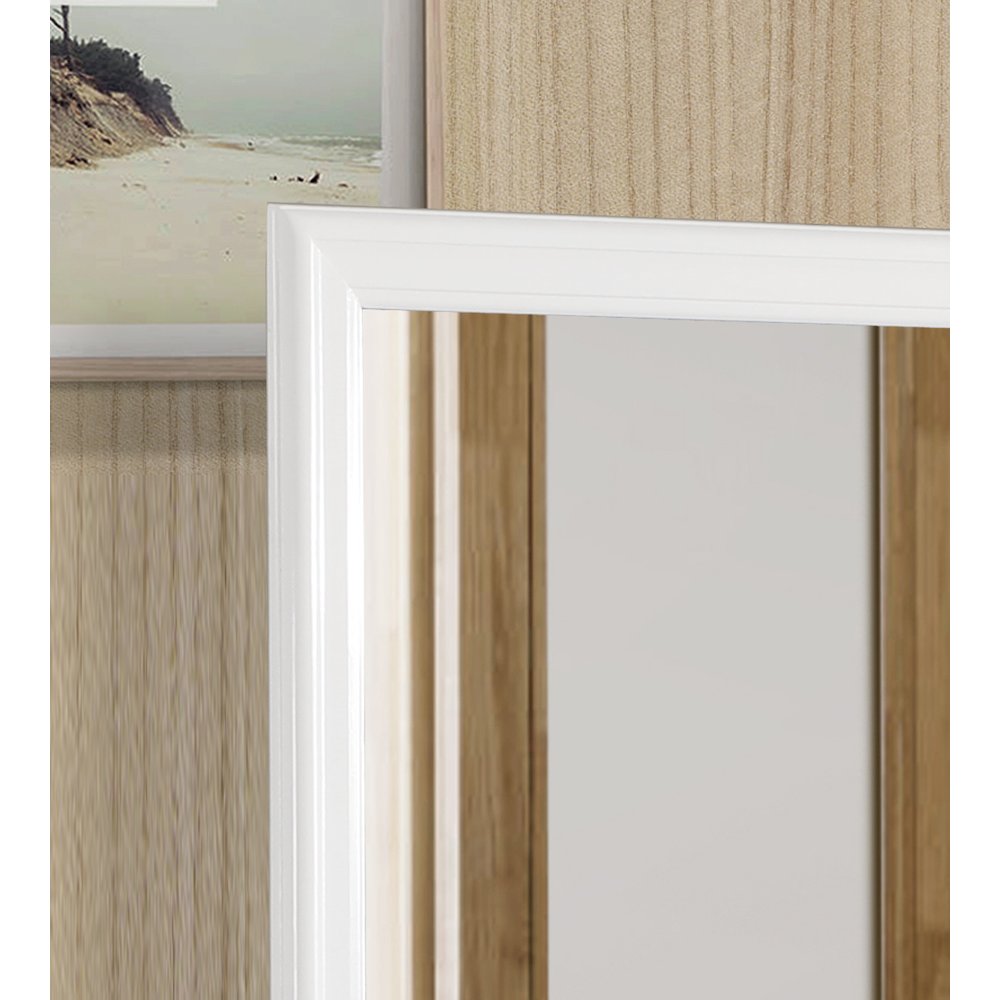 Glory Furniture Louis Phillipe Mirror in White Color. Picture 6