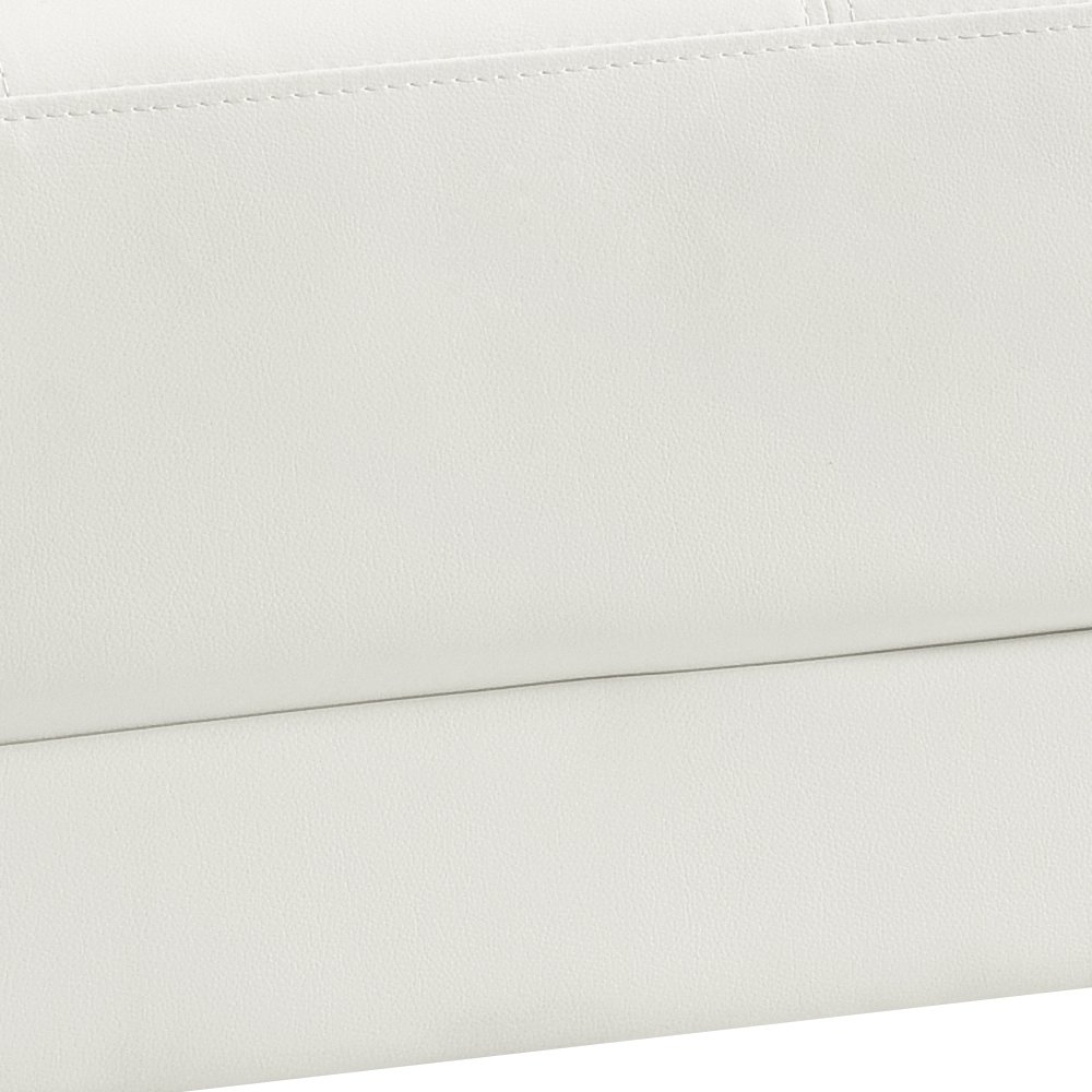 Glory Furniture Riveredge Ottoman in White Color. Picture 4