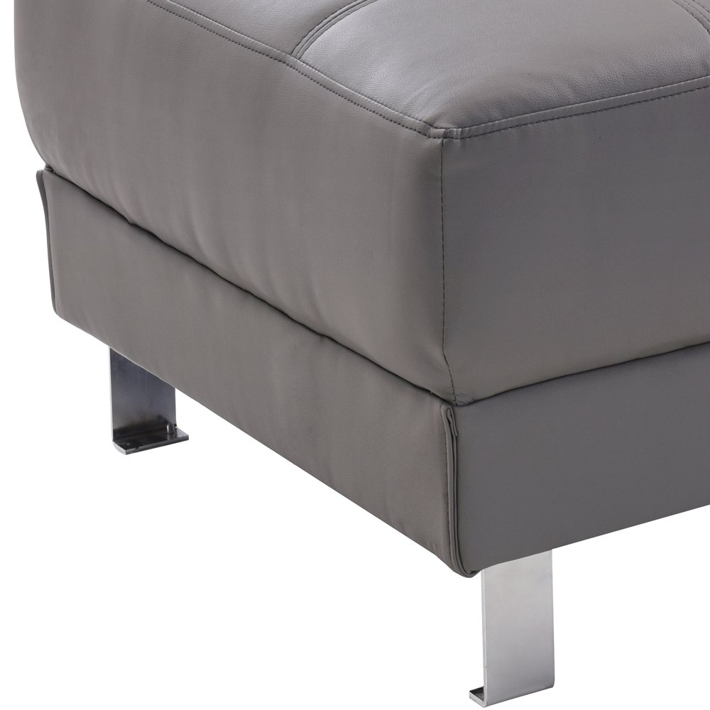 Glory Furniture Riveredge Ottoman in Gray Color. Picture 2