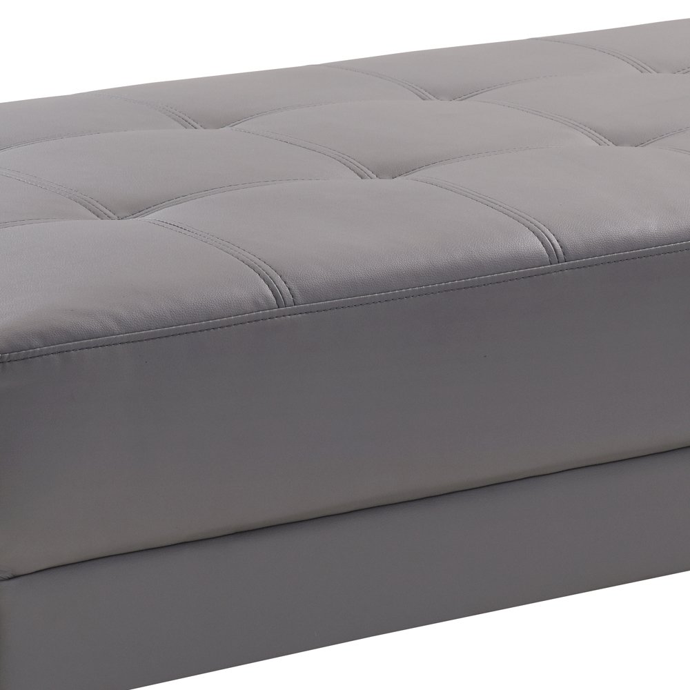 Glory Furniture Riveredge Ottoman in Gray Color. Picture 3