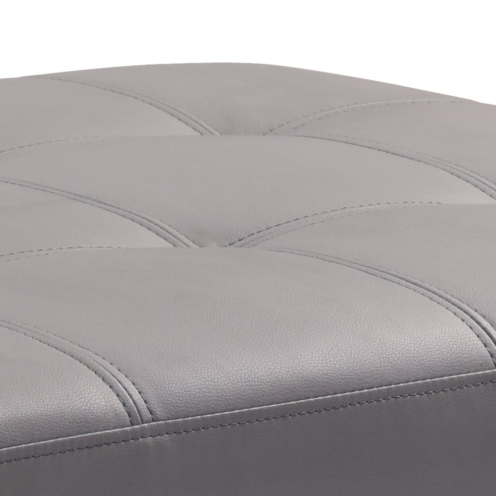 Glory Furniture Riveredge Ottoman in Gray Color. Picture 5