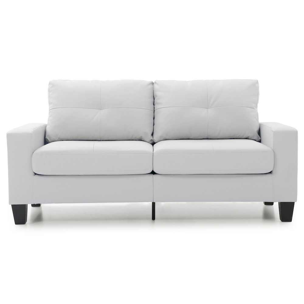 Glory Furniture Newbury Sofa in White Color. Picture 2