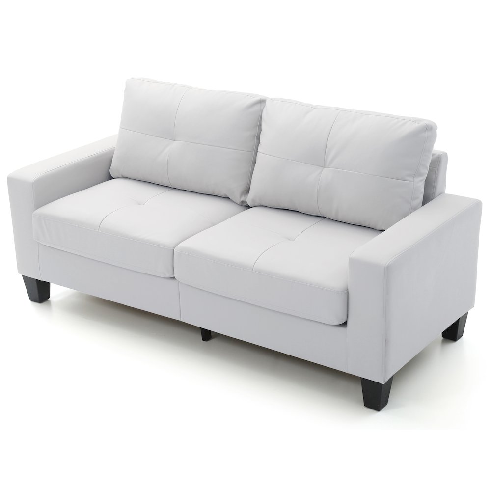 Glory Furniture Newbury Sofa in White Color. Picture 3