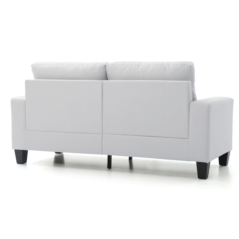 Glory Furniture Newbury Sofa in White Color. Picture 4