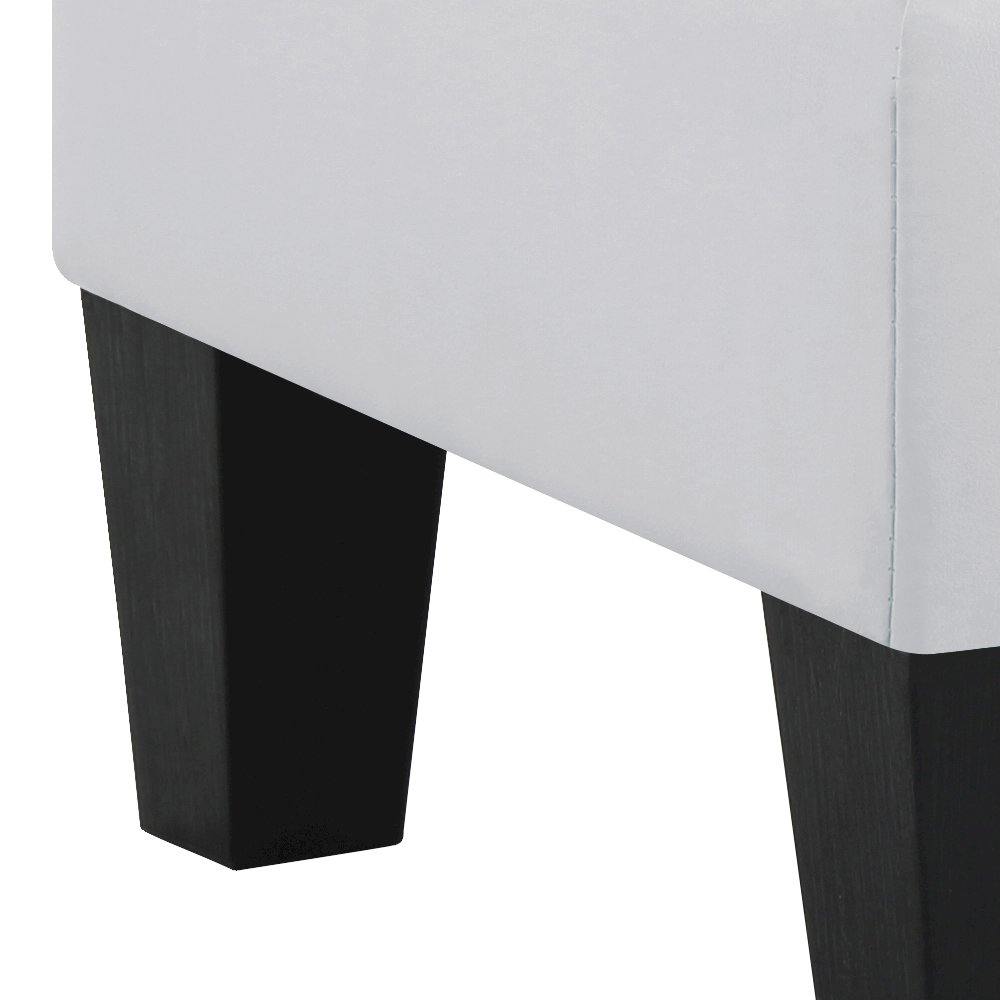 Glory Furniture Newbury Ottoman in White Color. Picture 3