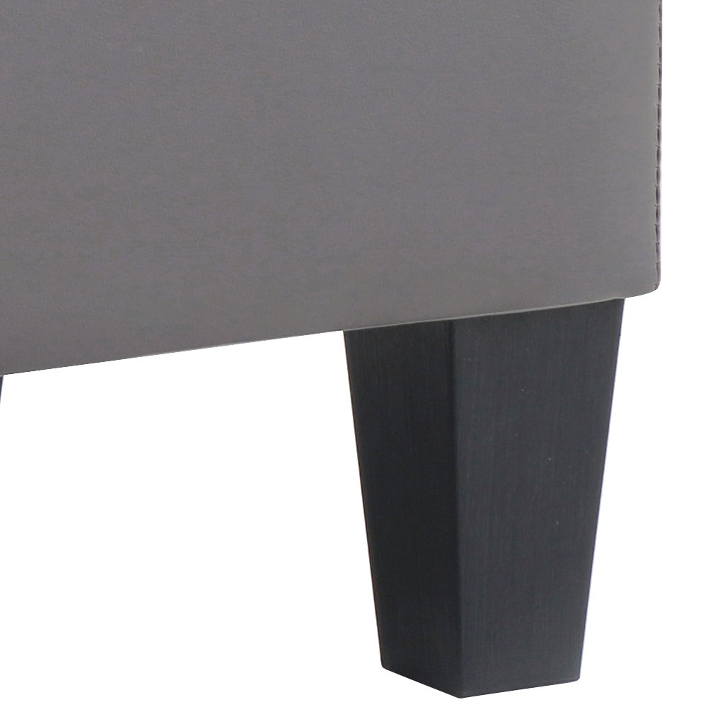 Glory Furniture Newbury Ottoman in Gray Color. Picture 4