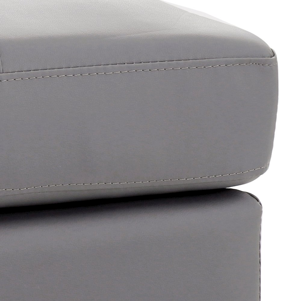 Glory Furniture Newbury Ottoman in Gray Color. Picture 6