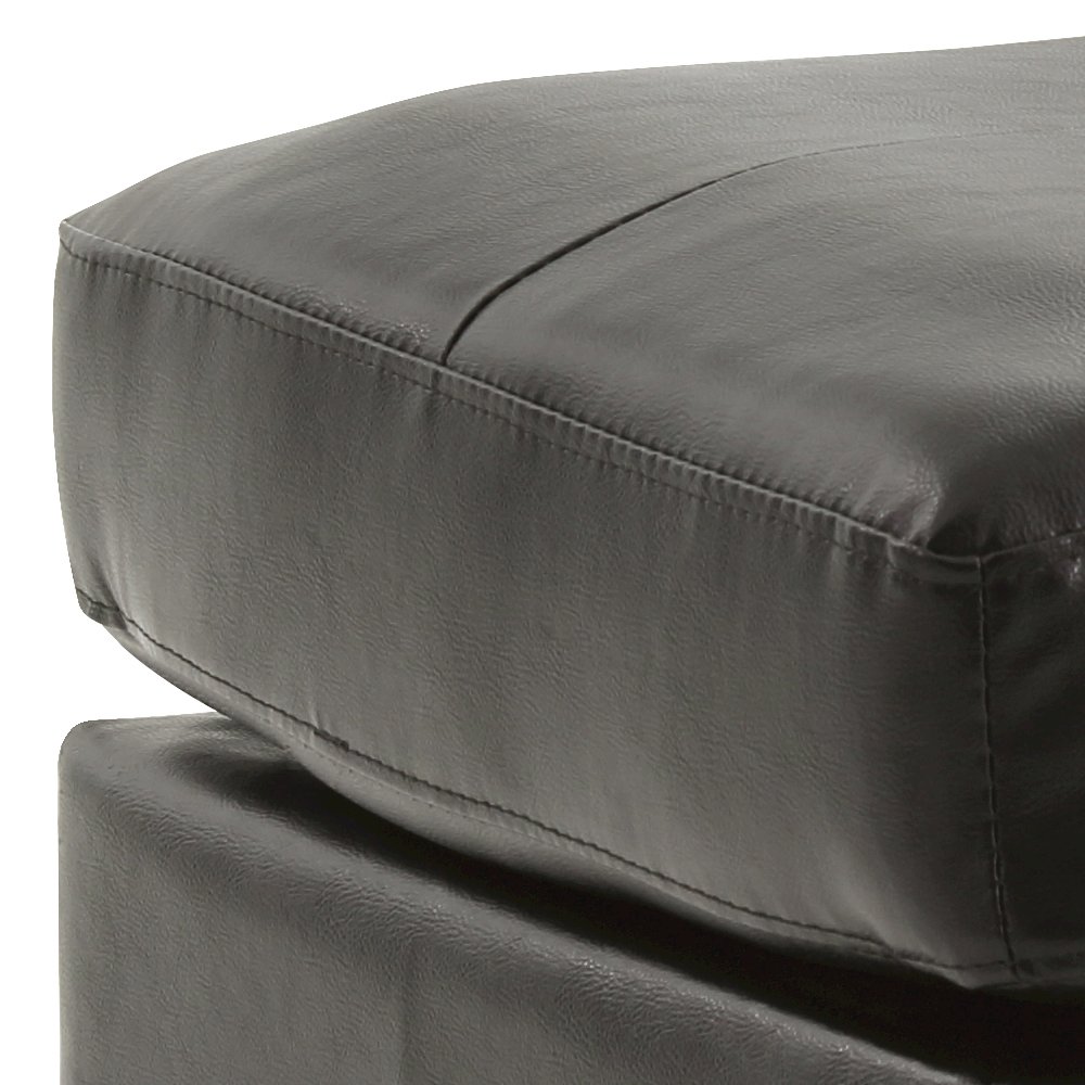Glory Furniture Newbury Ottoman in Black Color. Picture 2