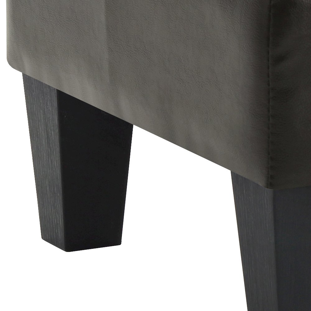 Glory Furniture Newbury Ottoman in Black Color. Picture 3
