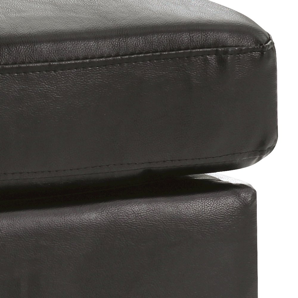 Glory Furniture Newbury Ottoman in Black Color. Picture 5