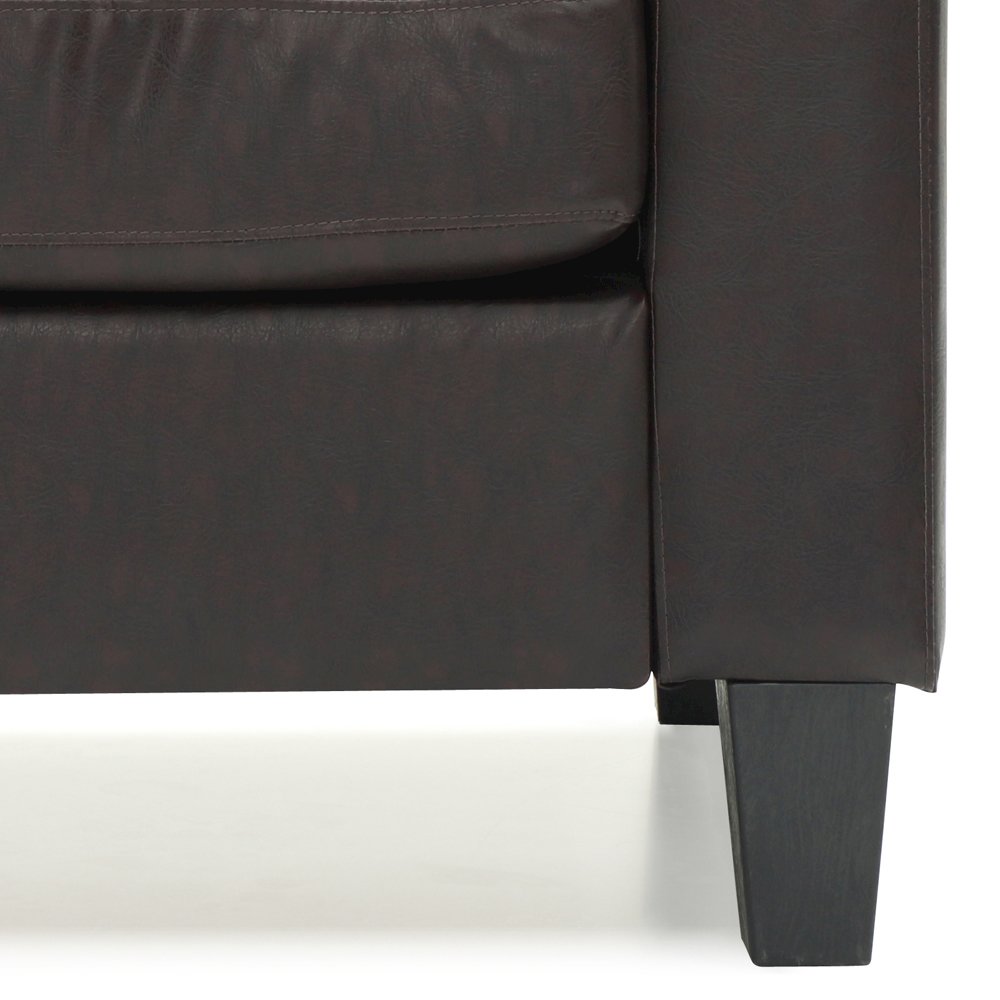 Glory Furniture Newbury Accent Chair in Dark Brown Color. Picture 6