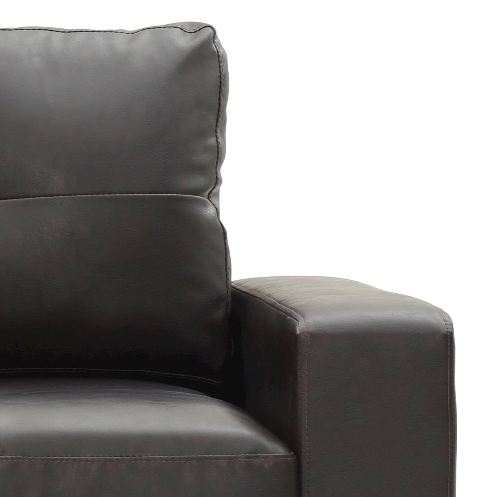 Glory Furniture Newbury Loveseat in Dark Brown Color. Picture 5
