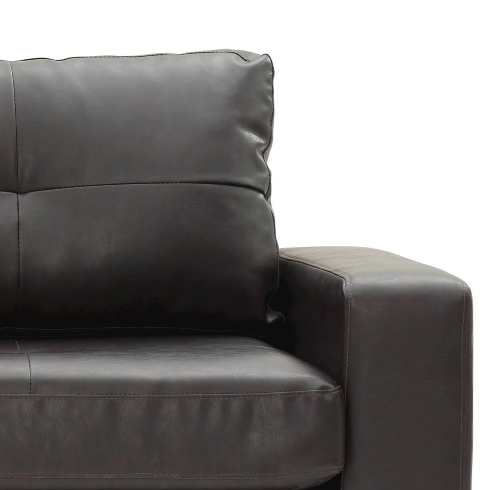 Glory Furniture Newbury Sofa in Dark Brown Color. Picture 5