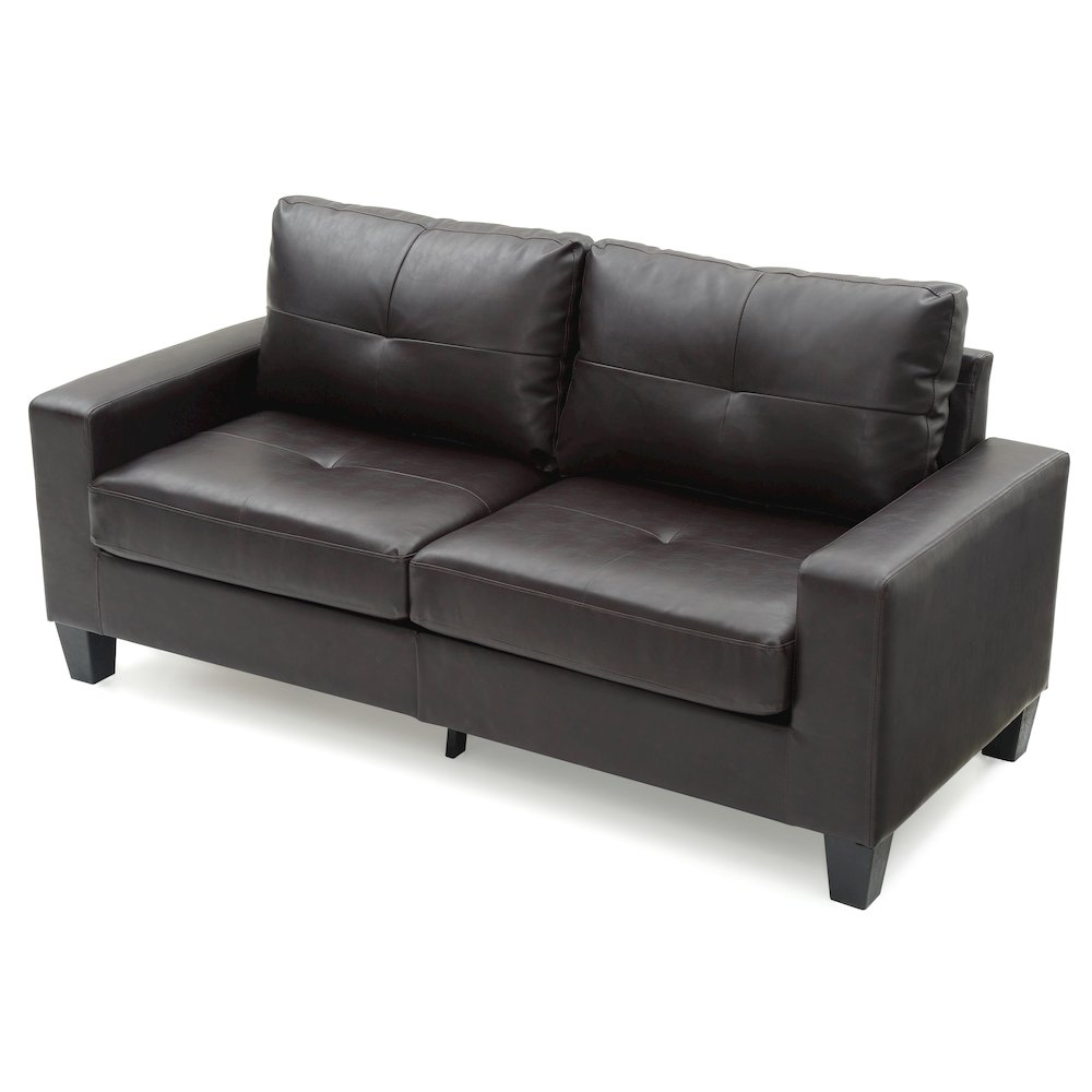 Glory Furniture Newbury Sofa in Dark Brown Color. Picture 3