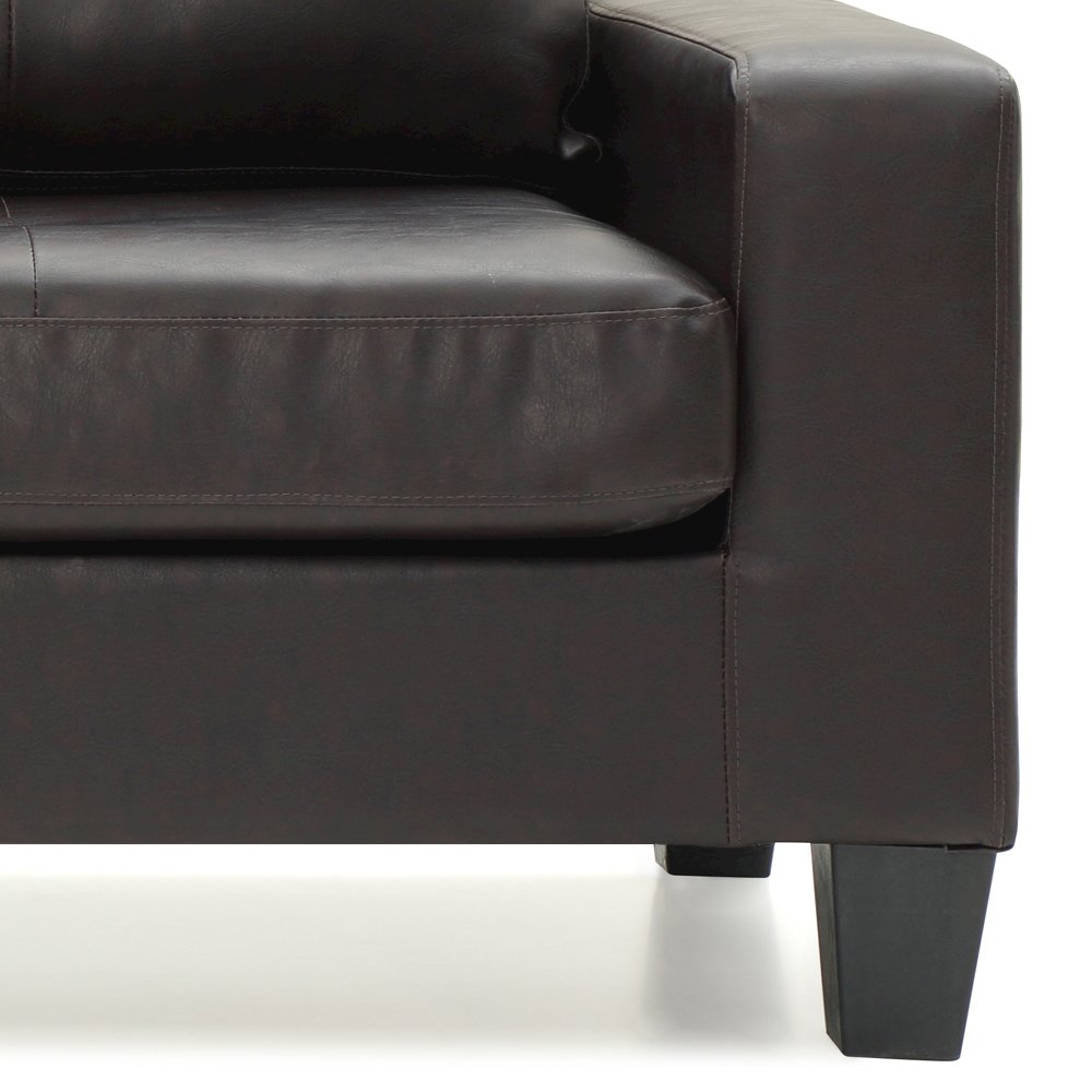 Glory Furniture Newbury Sofa in Dark Brown Color. Picture 6