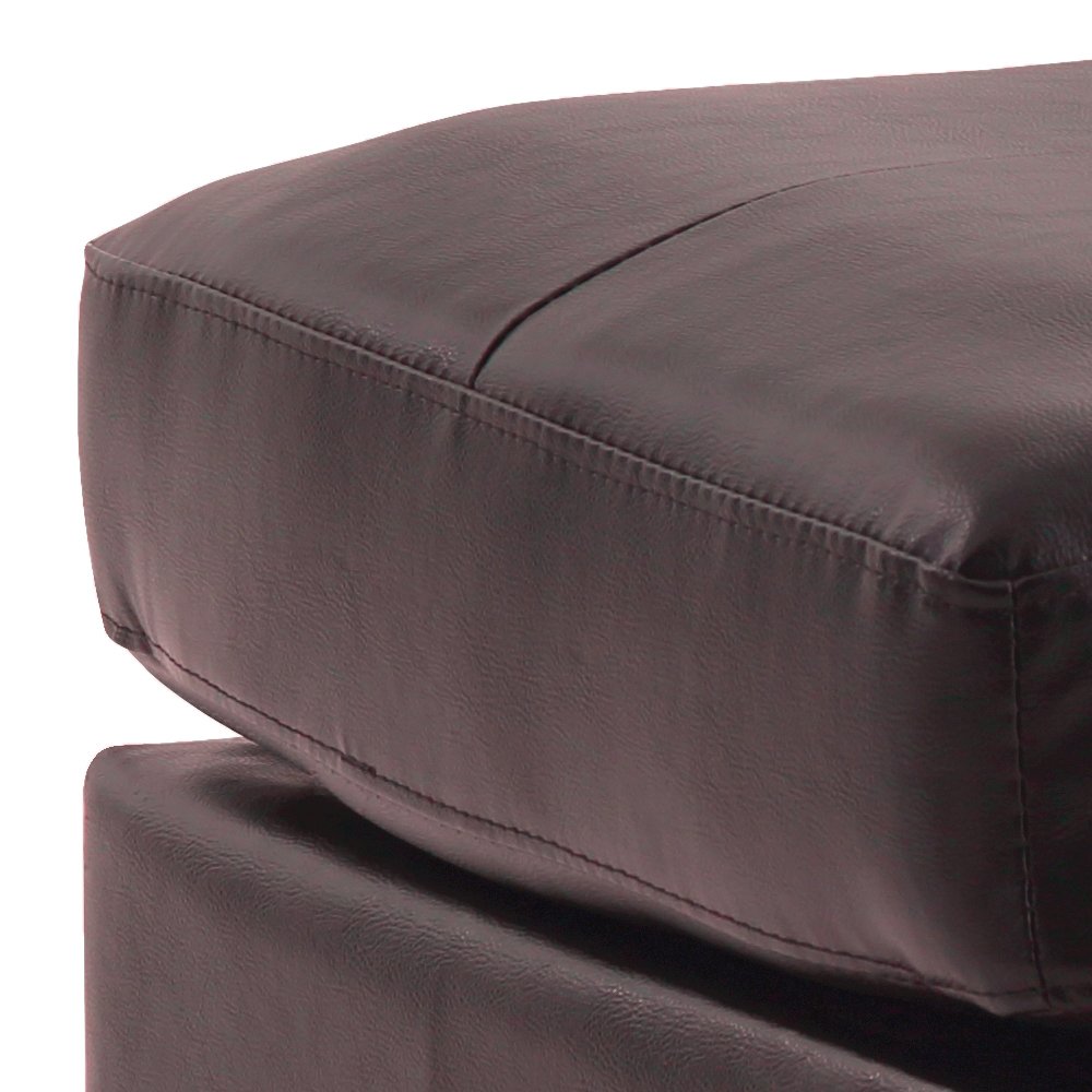 Glory Furniture Newbury Ottoman in Dark Brown Color. Picture 2