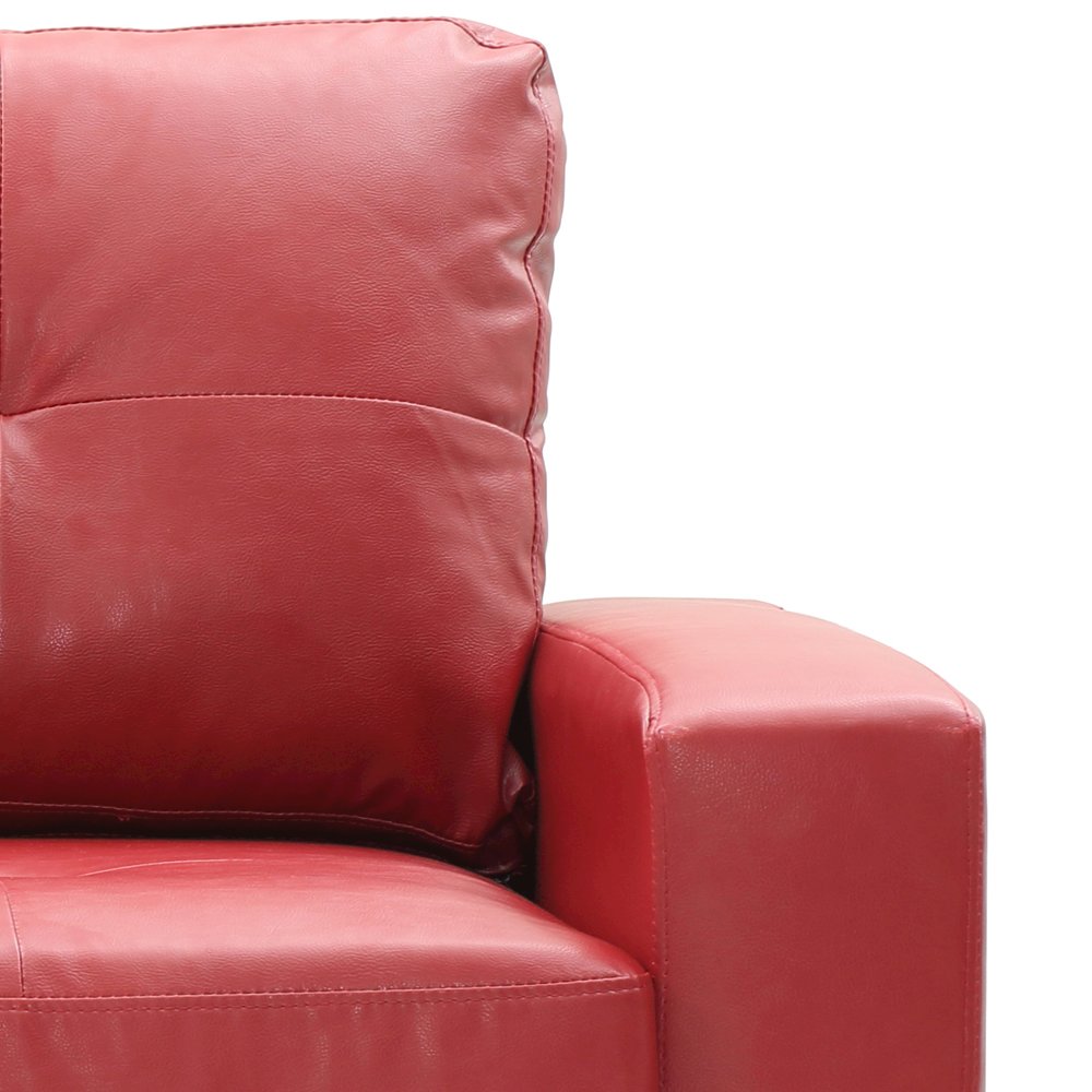 Glory Furniture Newbury Loveseat in Red Color. Picture 5