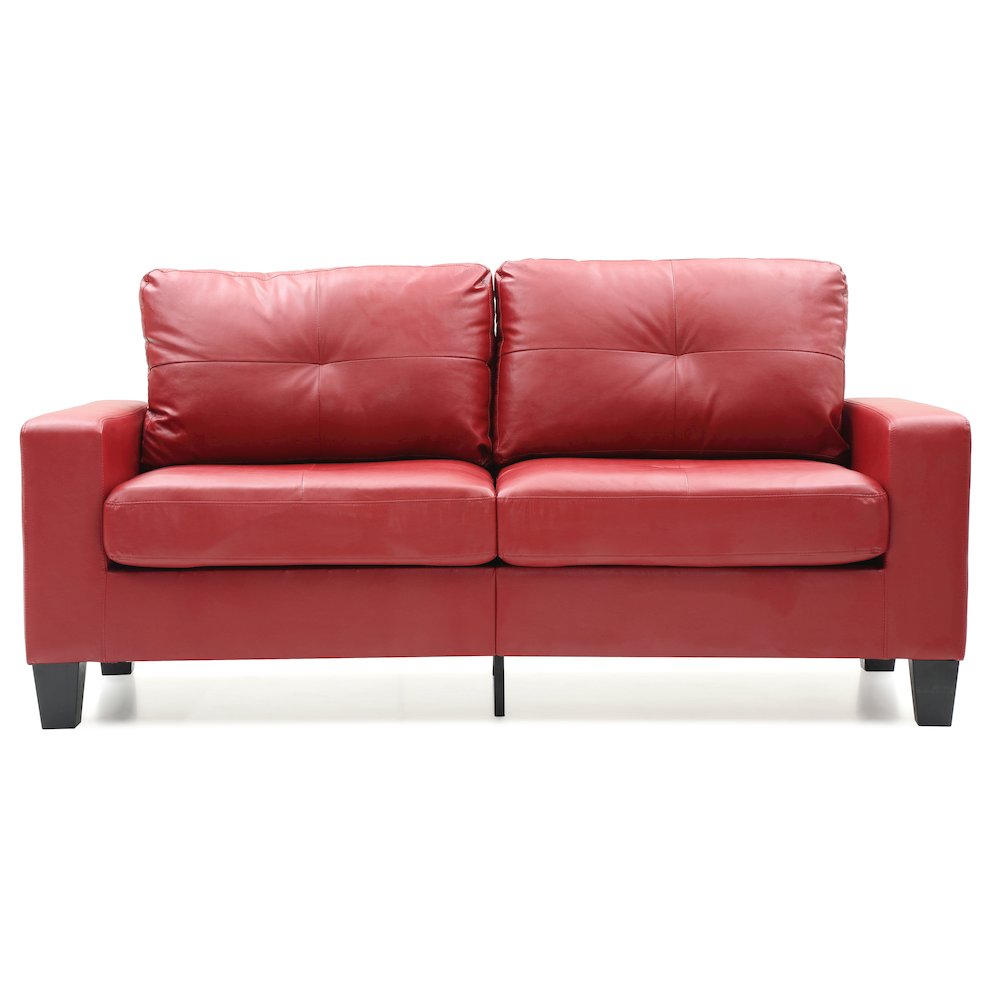 Glory Furniture Newbury Sofa in Red Color. Picture 2