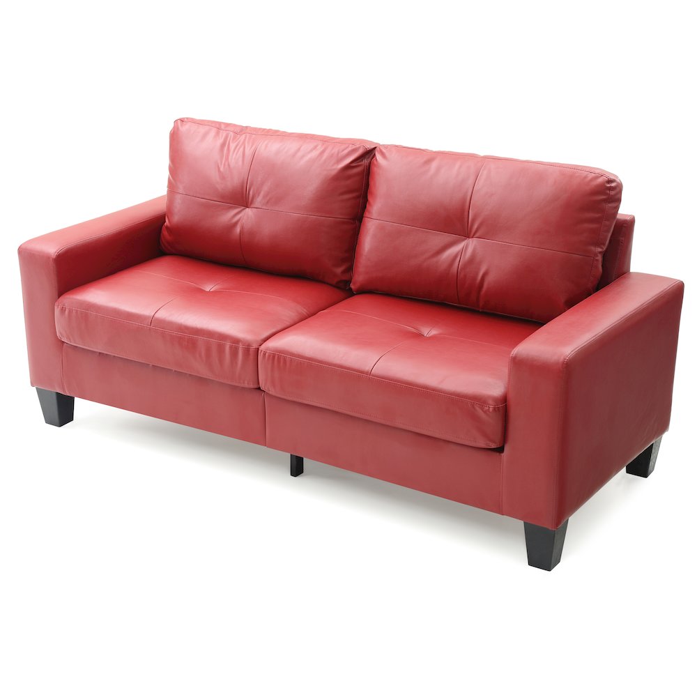Glory Furniture Newbury Sofa in Red Color. Picture 3