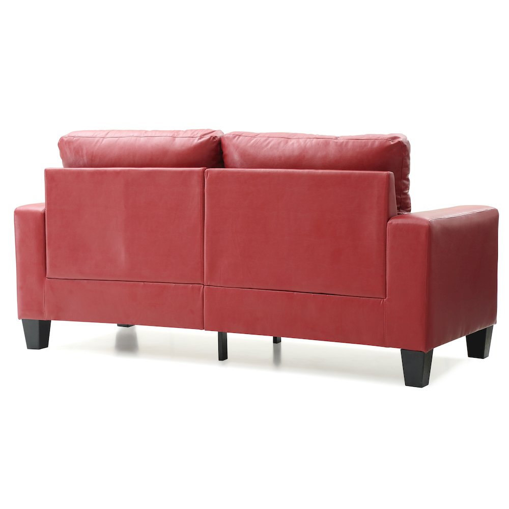 Glory Furniture Newbury Sofa in Red Color. Picture 4